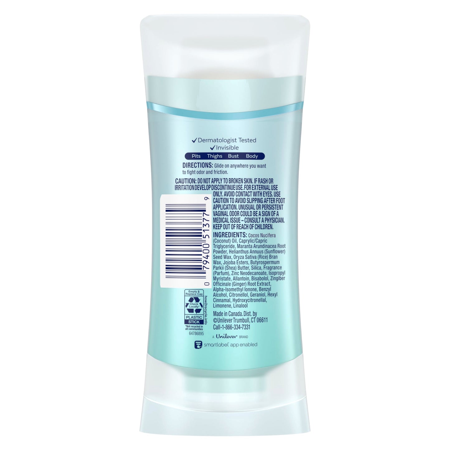 Degree Women Whole Body Deodorant Stick, Fresh Citrus Scent, Glides on Clear + Absorbs Sweat, Aluminum Free 72H Odor Protection 2.6 oz Beauty and Personal Care Degree