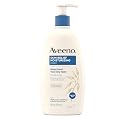 Aveeno Skin Relief Fragrance-Free Moisturizing Lotion for Sensitive Skin, with Natural Shea Butter & Triple Oat Complex, Unscented Therapeutic Body