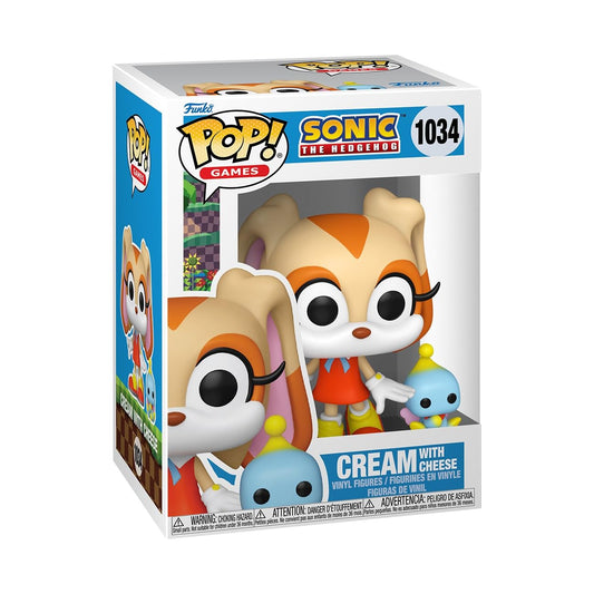 Funko POP & Buddy: Sonic - Cream with Cheese - Sonic The Hedgehog - Collectable Vinyl Figure - Gift Idea - Official Merchandise - for Kids & Adults…