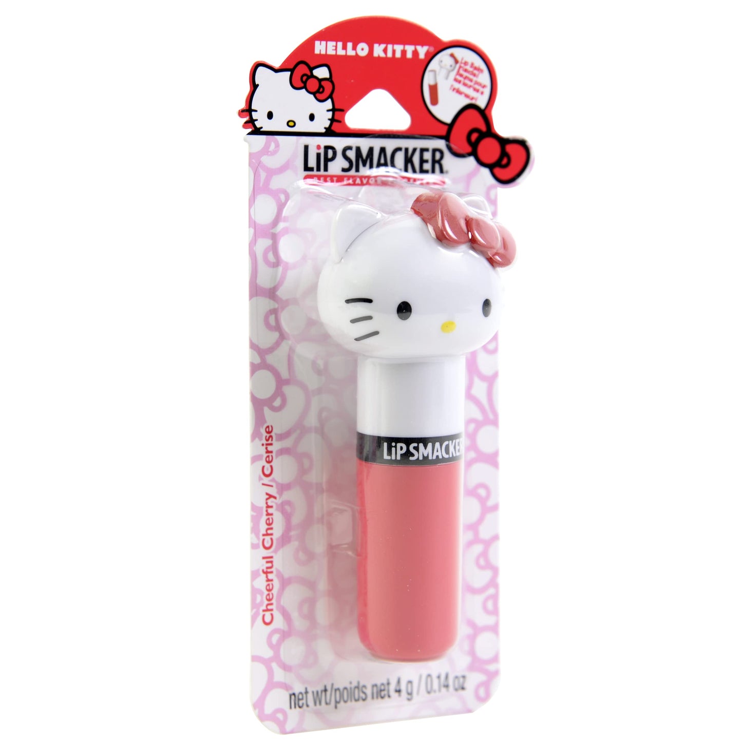 Lip Smacker Lippy Pals Sanrio Hello Kitty, Flavored Moisturizing & Smoothing Soft Shine Lip Balm, Hydrating & Protecting Fun Tasty Flavors