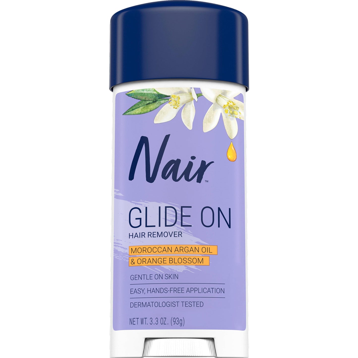Nair Glide On Hair Removal Cream, Arm, Leg, and Bikini Hair Remover, Depilatory Cream, 3.3 Oz Stick Beauty and Personal Care Nair Default Title