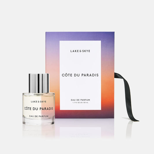 Lake & Skye Côte Du Paradis Eau de Parfum Spray -Vegan, Cruelty Free, Synthetic Free 1.7 fl oz (50 ml) - Warm and Woody Gourmand Fragrance Collection Beauty & Personal Care Lake & Skye