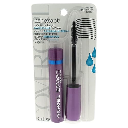 COVERGIRL Lash Exact Mascara Waterproof, Very Black, .13 Oz (packaging may vary)