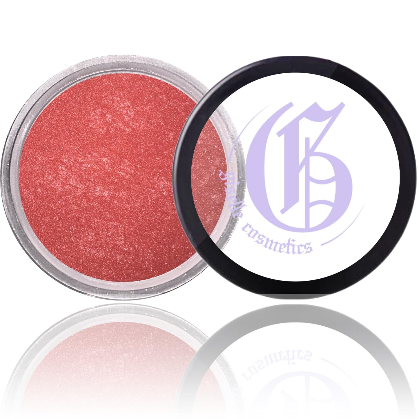 Giselle Cosmetics Red Hawaii Matte Blush Makeup Mineral Makeup Pure Talc Free Minerals Matte Loose Face Makeup Powder Blush for Cheeks 5 Gram Travel