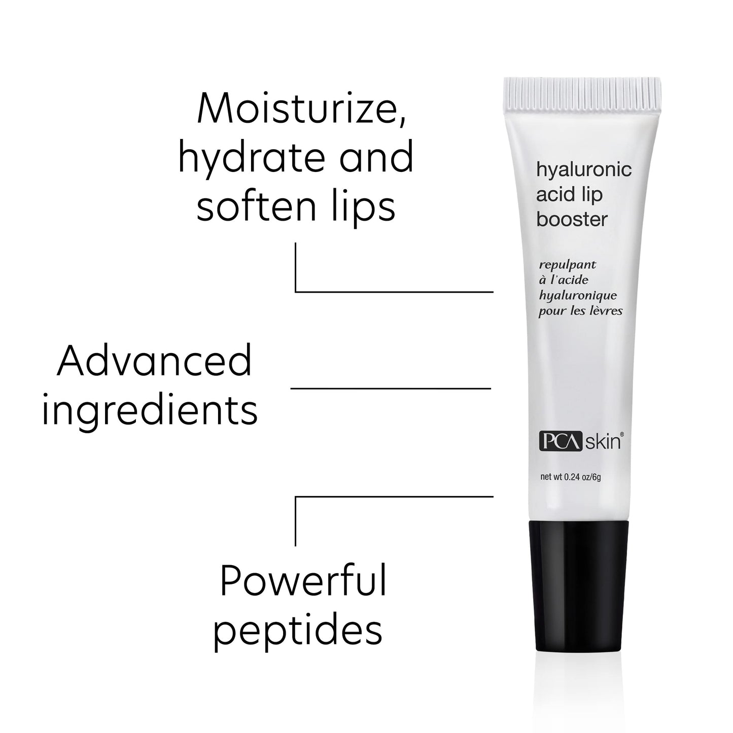PCA SKIN Lip Plumper Serum, Hyaluronic Acid Lip Booster for Plump Lips, Instantly Hydrates and Minimizes Fine Lines and Wrinkles, Helps Increase Lip