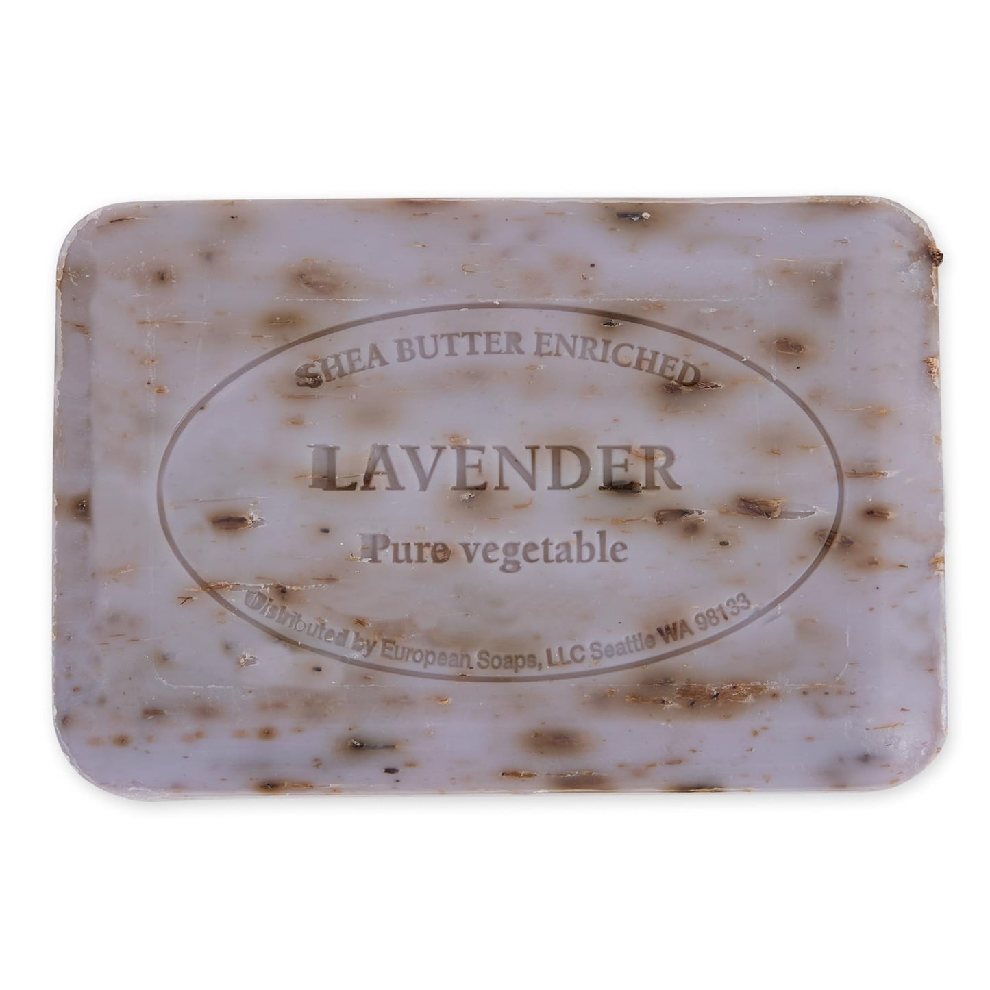 Pre de Provence Artisanal Soap Bar, Enriched with Organic Shea Butter, Natural French Skincare, Quad Milled for Rich Smooth Lather, Lavender, 8.8