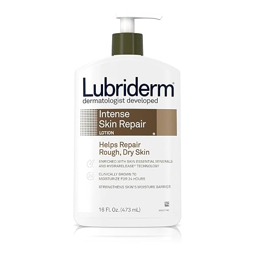 Lubriderm Intense Dry Skin Repair Lotion for Relief of Rough, Dry Skin, Fast Absorbing, 16 fl. Oz (Pack of 6)