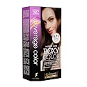 BOXY COLOR Coloring kit professional, permanent color cream hair dye with Vegetal Protein to get Hair with intense color shiny and silky. 100% Gray