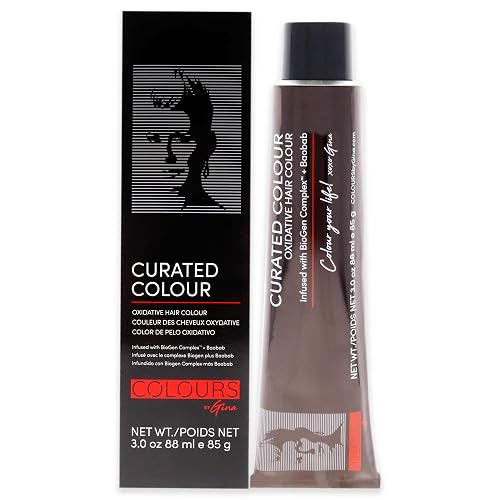 Colours By Gina Curated Colour - 6.35-6GM Dark Golden Mahogany by Colours By Gina for Unisex - 3 oz Hair Color