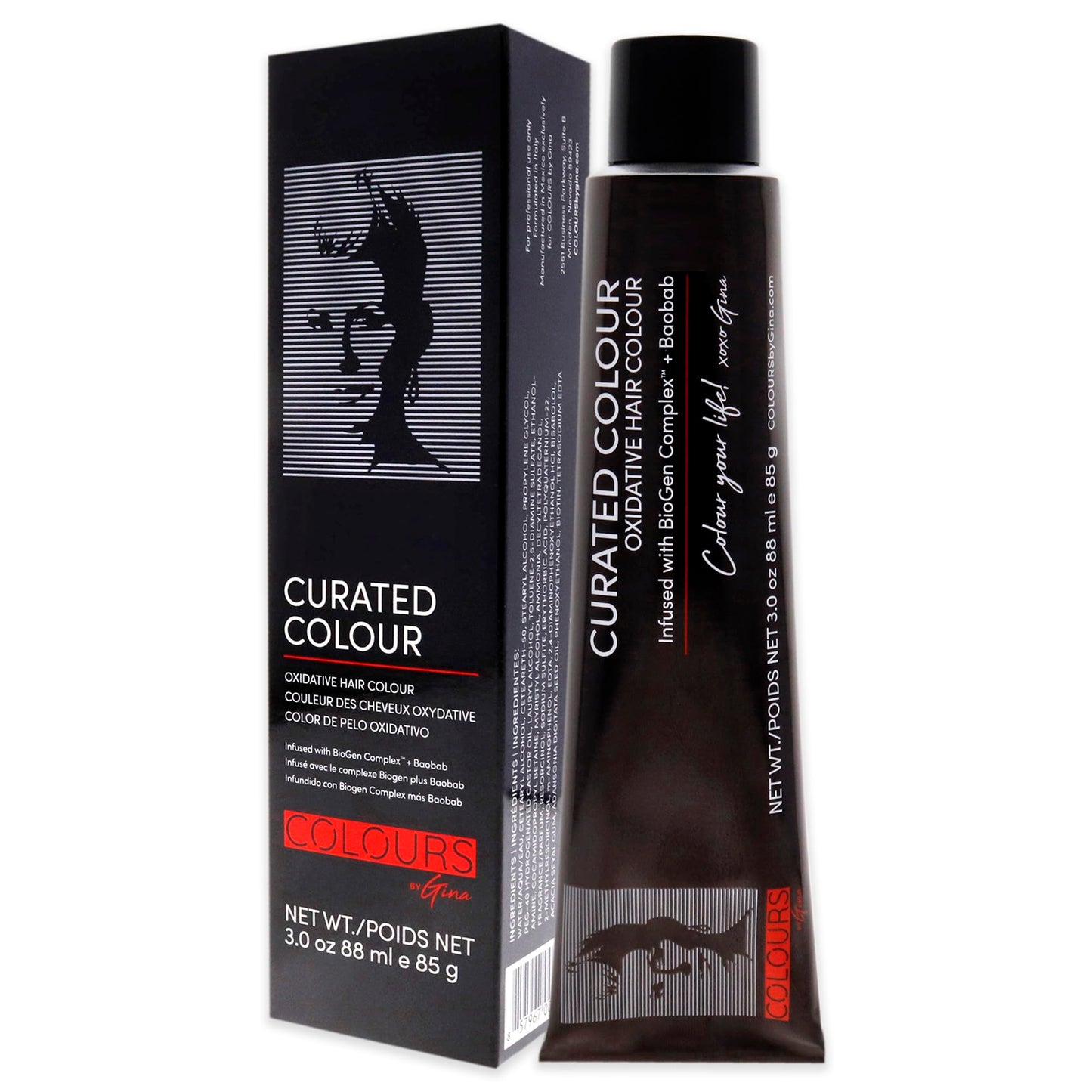 Colours By Gina Curated Colour - 4.11-4BB Cool Brown by Colours By Gina for Unisex - 3 oz Hair Color