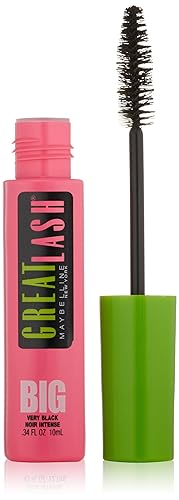 Maybelline New York Great Lash Big Washable Mascara, Very Black 131, 0.34 Fluid Ounce