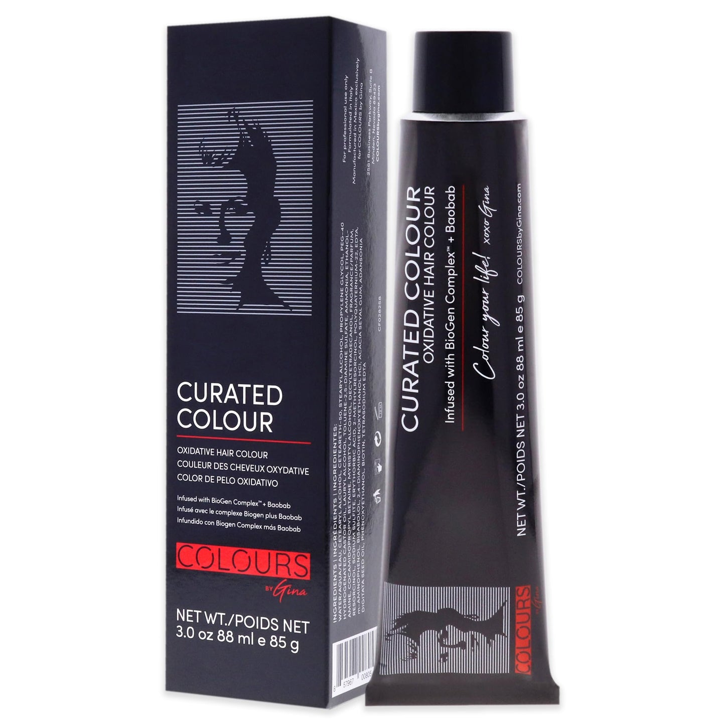 Colours By Gina Curated Colour - 5.0-5N Light Natural Brown by Colours By Gina for Unisex - 3 oz Hair Color