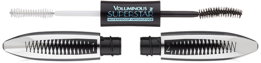 L'Oreal Paris Cosmetics Voluminous Superstar Mascara, Waterproof, Blackest Black, 0.41 Fl. Oz, 1 Count Beauty & Personal Care L'Oreal Paris