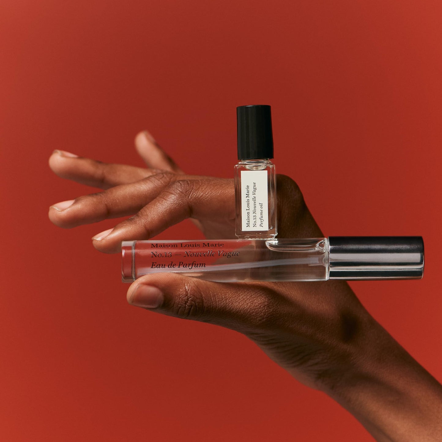Maison Louis Marie - No.13 Nouvelle Vague 2-Piece Mini Travel Set | Luxury Clean Beauty + Non-Toxic Fragrance (3 mL roll-on oil; 10 mL spray) Beauty & Personal Care Maison Louis Marie