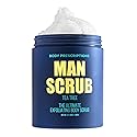 Body Prescriptions Men’s Exfoliating Body Scrub - Ultimate Skin Cleansing Wash in Jar with Twist-Top Lid, For All Skin Types, 21 Ounce (Pack of 1)