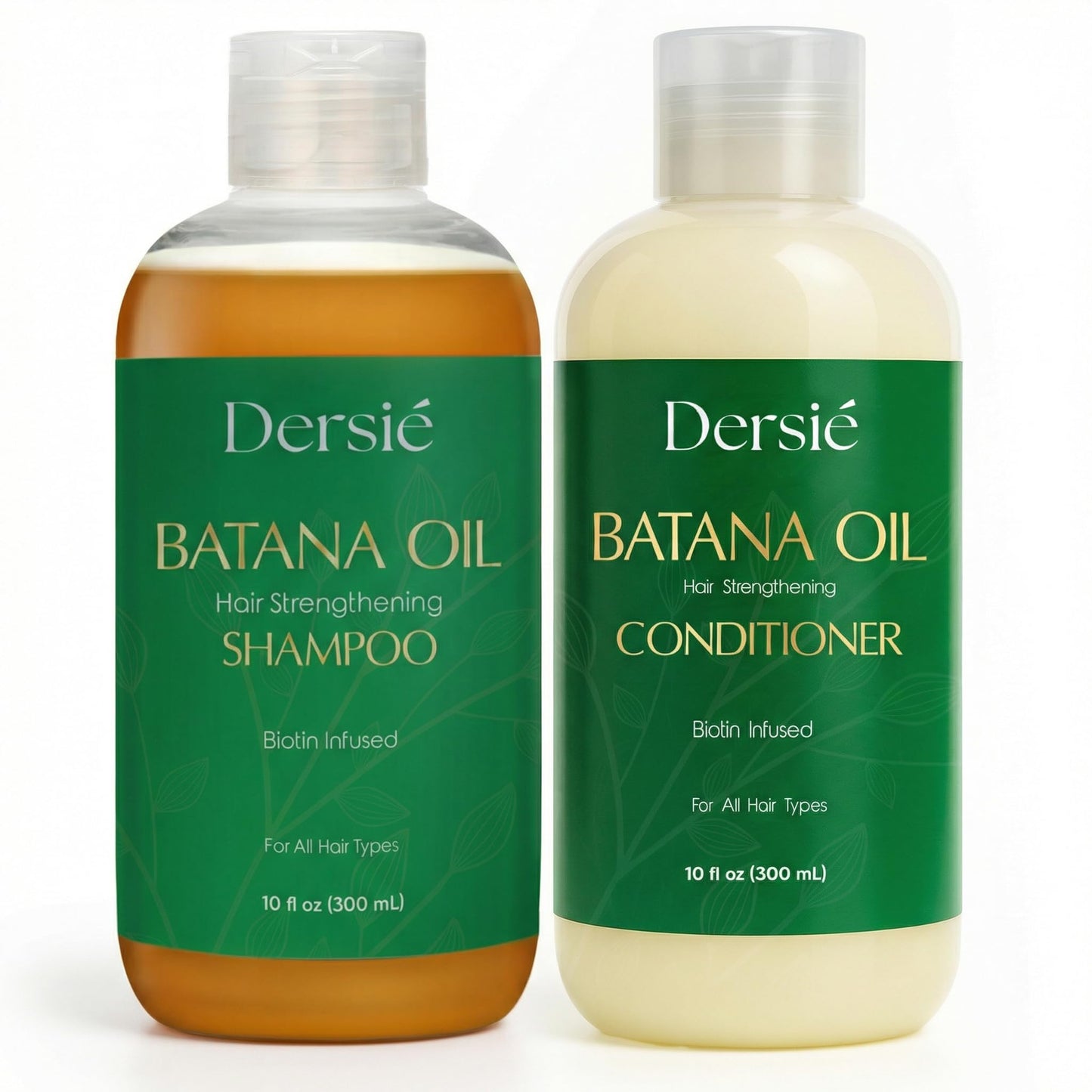 Dersie Batana Oil Shampoo & Conditioner (10 fl oz each bottle)