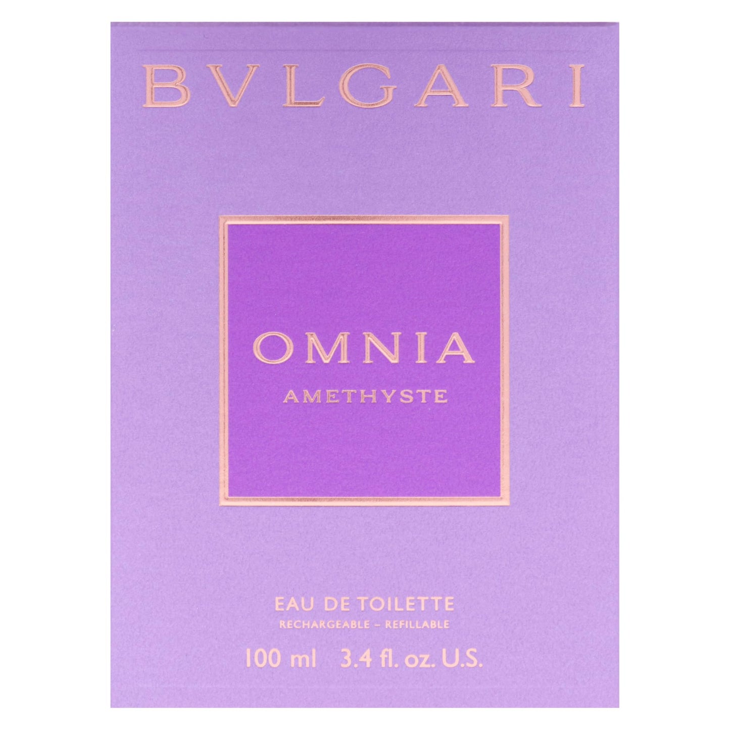 Bvlgari Omnia Amethyste by Bvlgari for Women - 3.4 oz EDT Spray (Refillable)