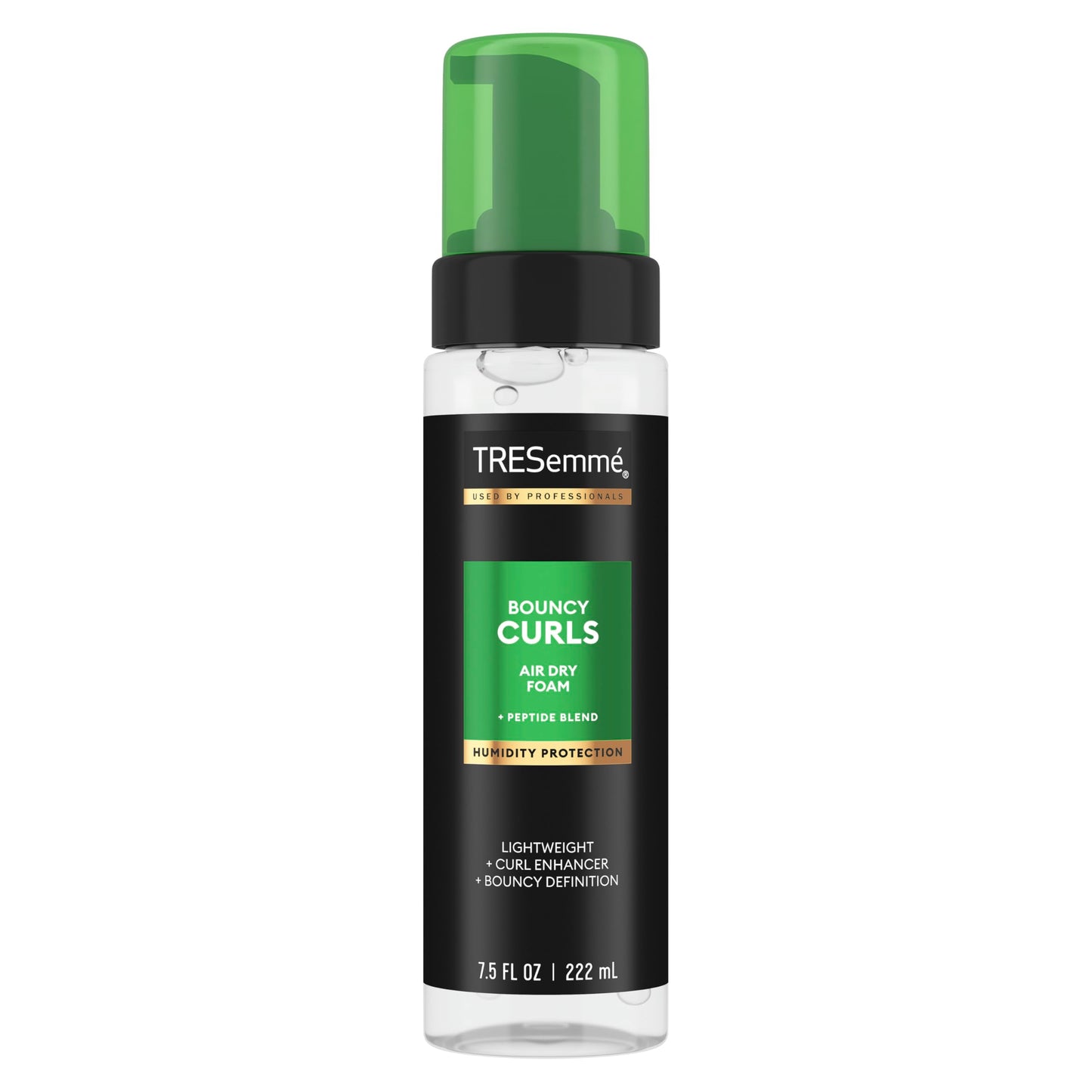 TRESemmé Air Dry Foam 1 ct Bouncy Curls Foam for Humidity Protection, with Peptide Blend, 7.5 fl oz Beauty and Personal Care TRESemmé