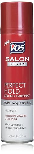 VO5 Salon Series Perfect Hold Aerosol Hair Spray, 9 oz