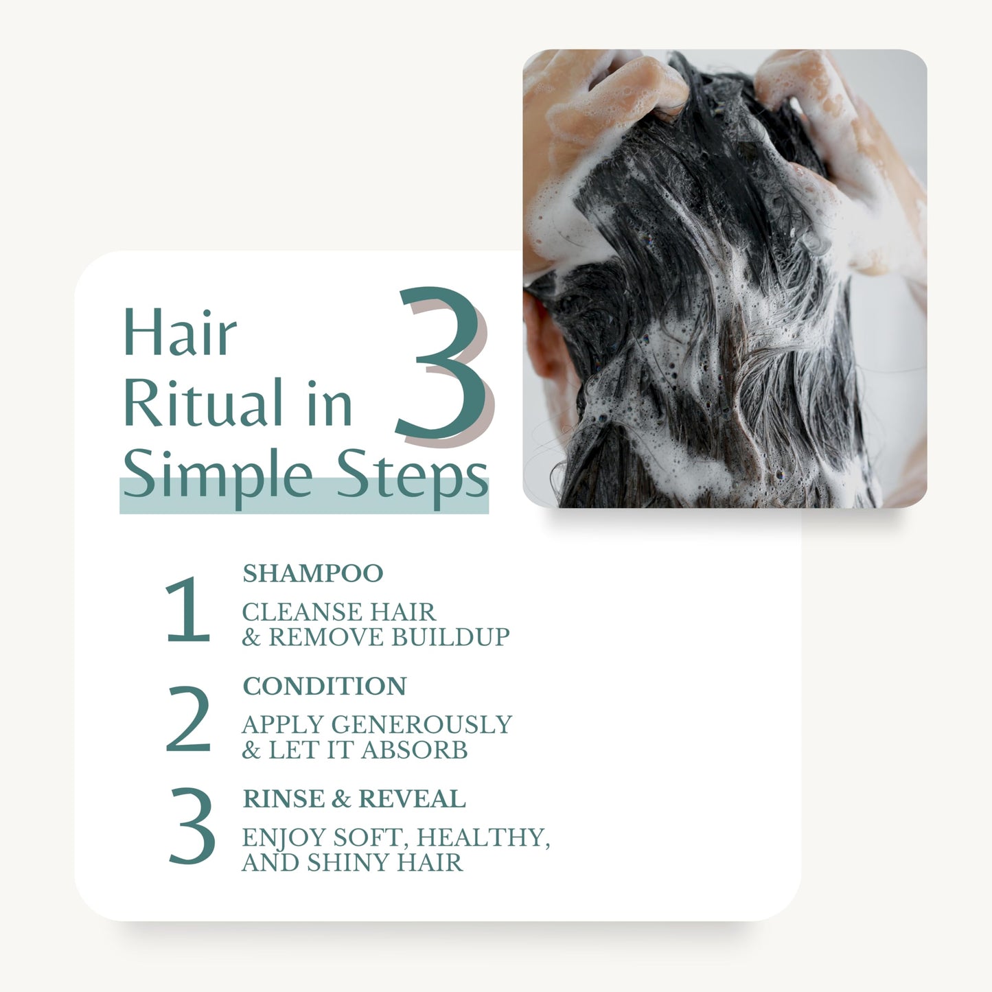 Edenika Botanicals Rosemary Oil Shampoo & Conditioner Set with Biotin & Spirulina for Thinning Hair, Anti-Hair Loss & Strengthening Botanical Formula