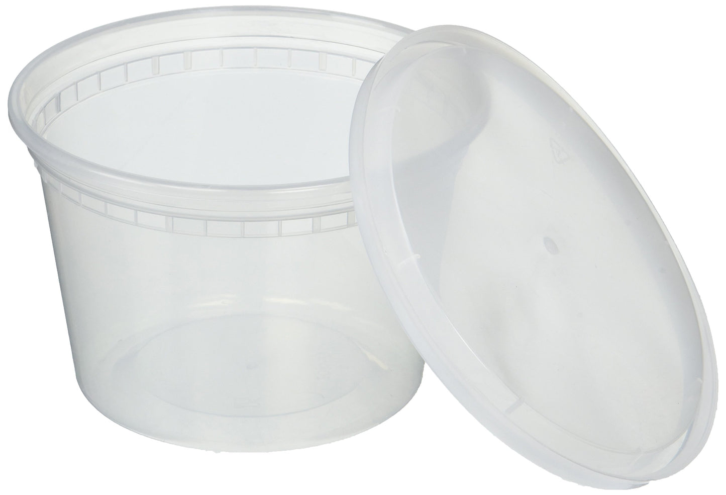 Deli Food Storage Containers with Lids, 16 Ounce (48 Count)
