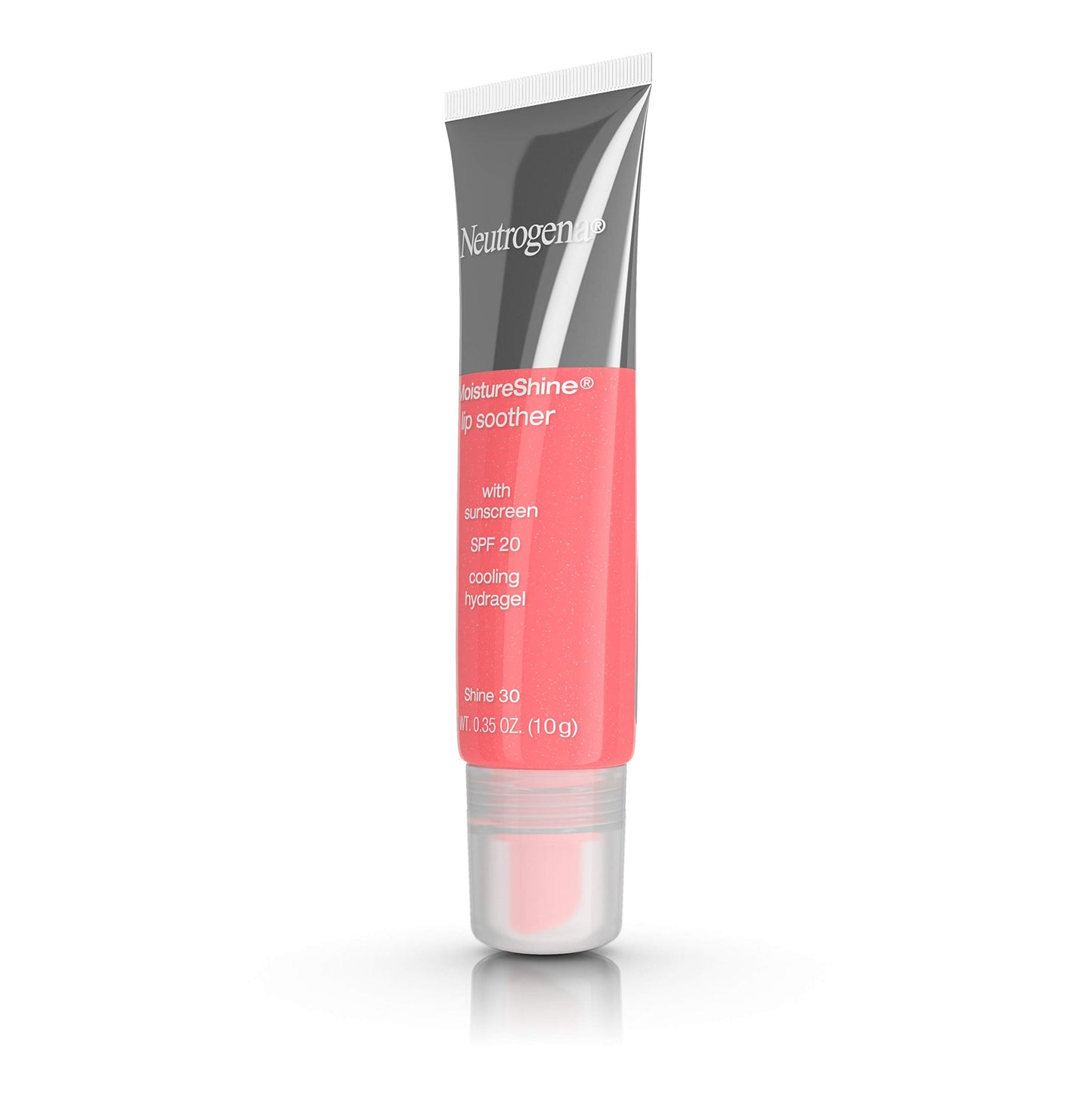 Neutrogena MoistureShine Lip Soother Gloss with SPF 20 Sun Protection, High Gloss Tinted Lip Moisturizer with Hydrating Glycerin and Soothing Cucumber