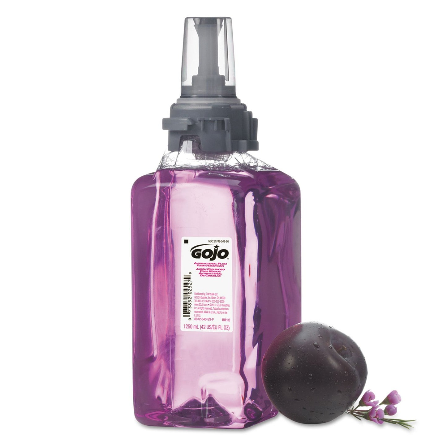 GOJO 1250 mL Refill Purple Plum Scented Hand Soap Beauty & Personal Care GOJO