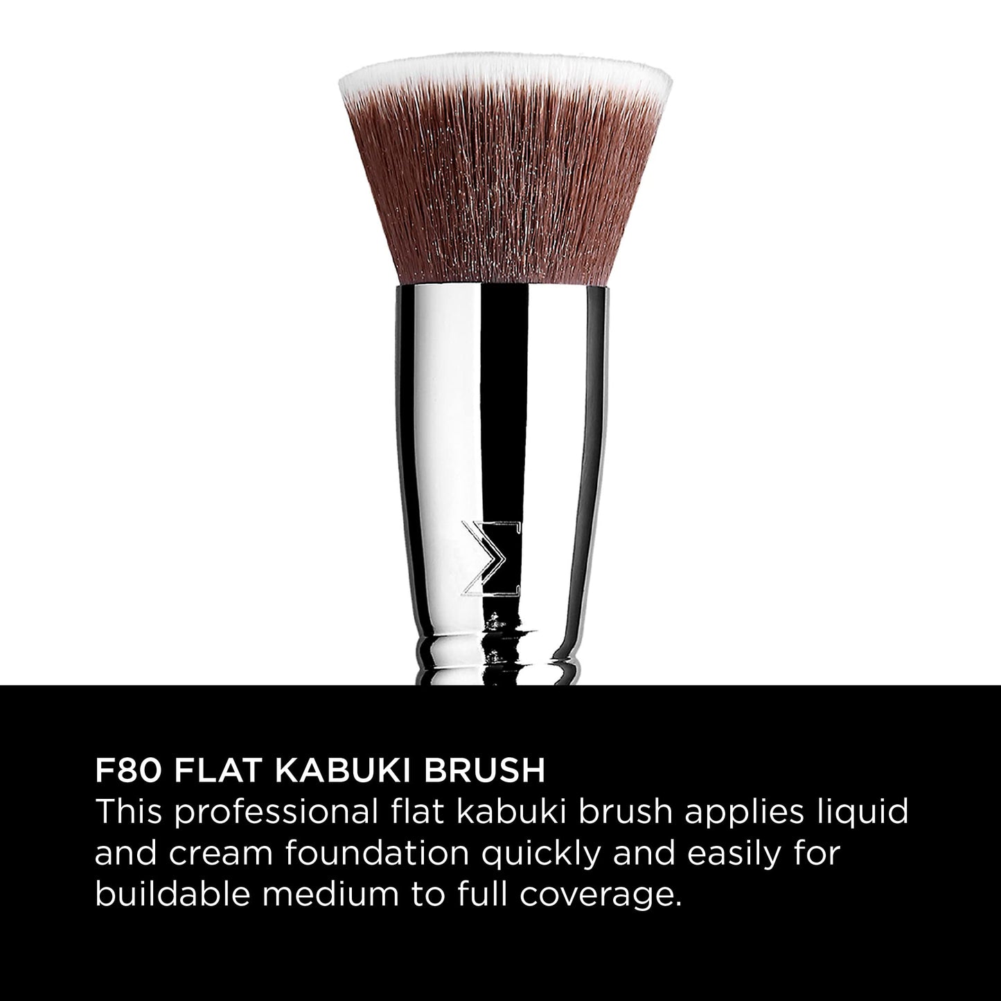 Sigma Beauty F85 Airbrush Kabuki Brush (F80 Flat Kabuki Brush)