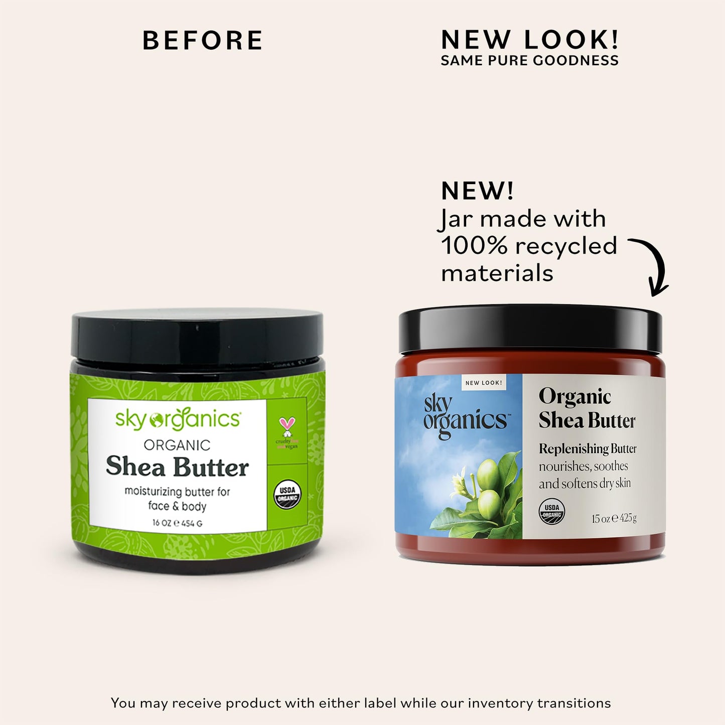 Sky Organics - Organic Shea Butter, 15 oz - Nourishes, Soothes, and Softens Dry Skin - Raw & Unrefined - Essential Fatty Acids & Antioxidants