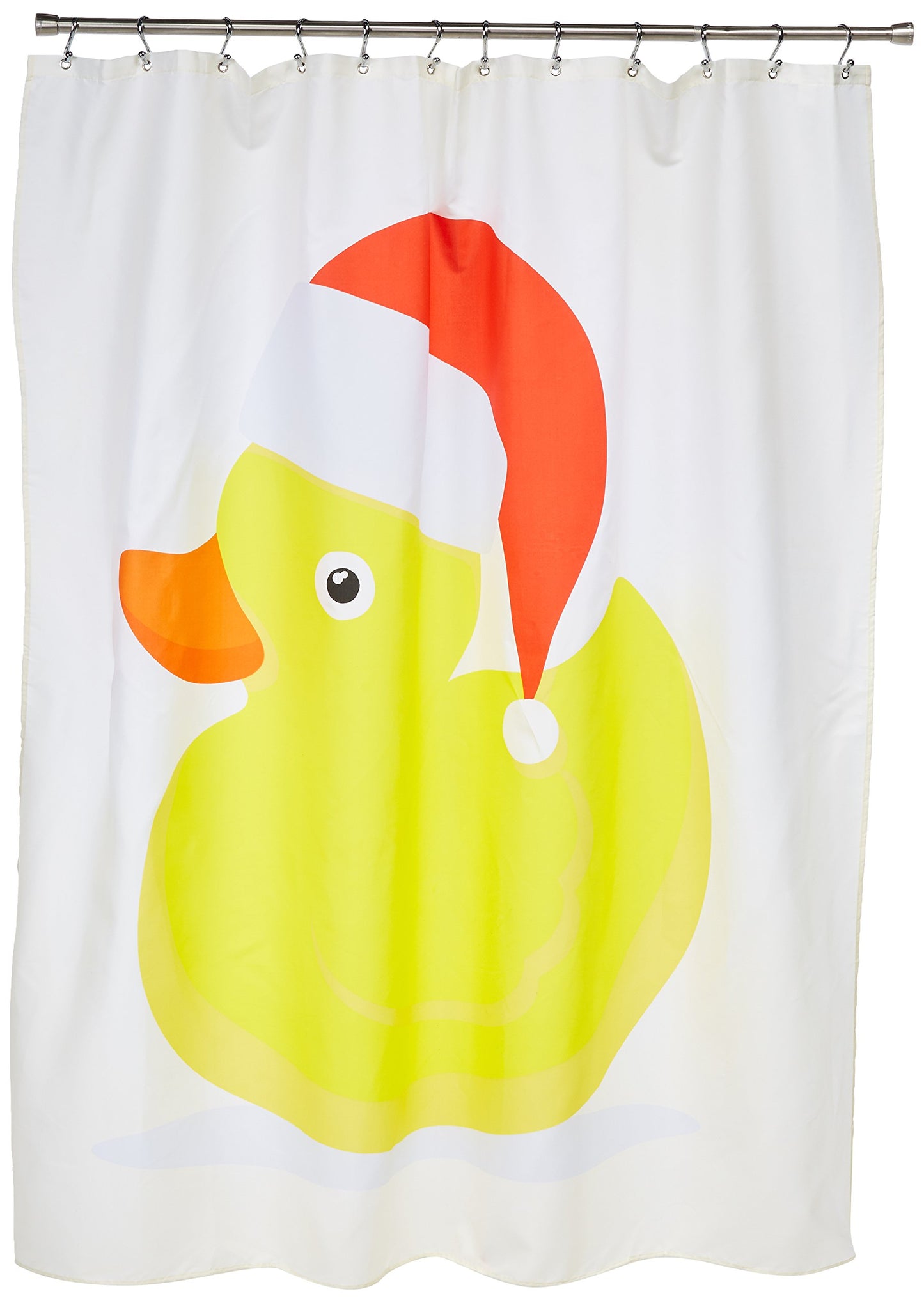 Carnation FSCC-CD Christmas Ducky Fabric Shower Curtain