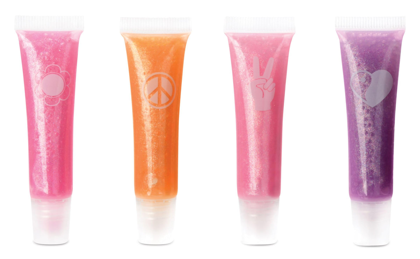 iscream Good Times 4-piece Glittery Berry Scented Classic Tube Lip Gloss Boxed Set