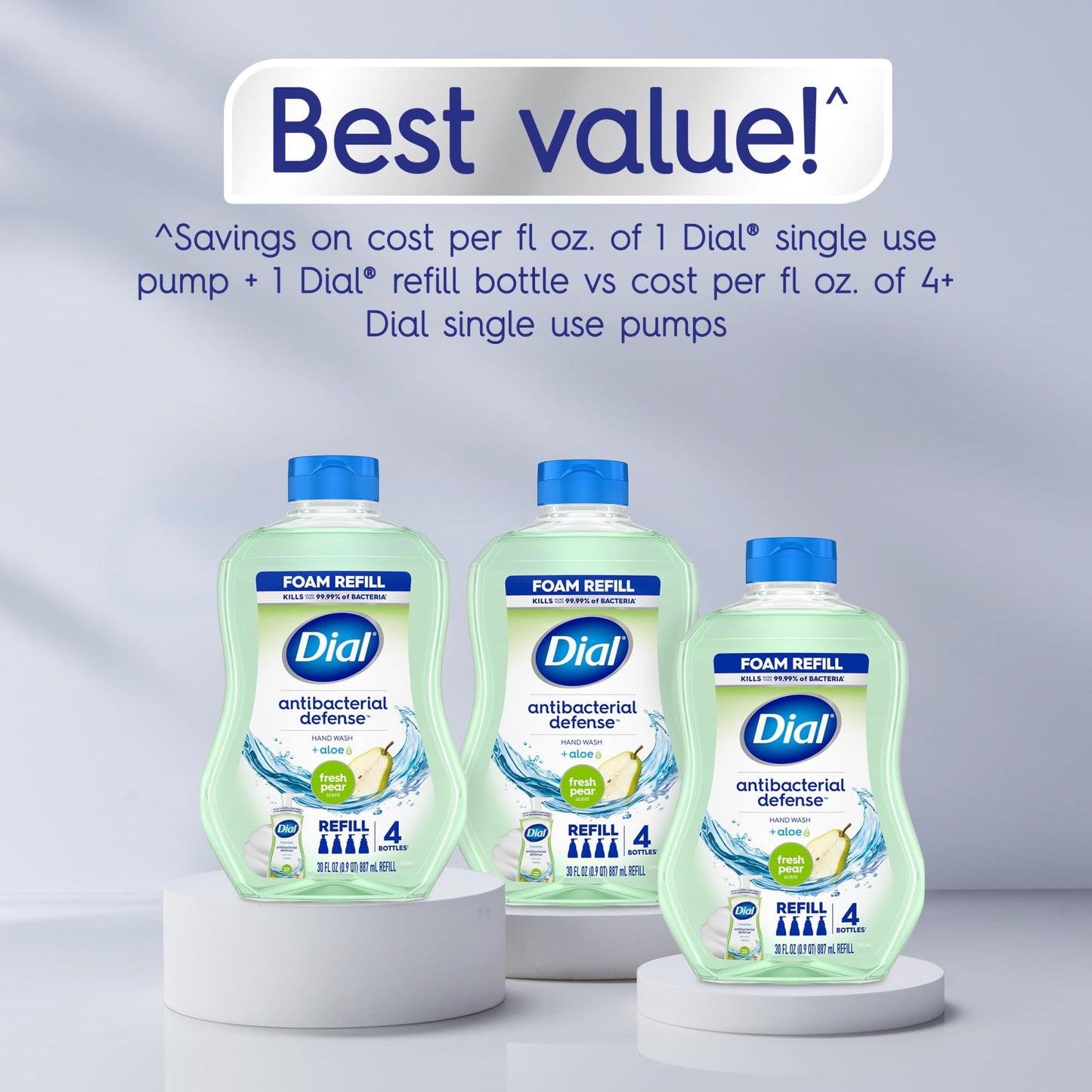 Dial Complete Antibacterial Foaming Hand Soap Refill, Fresh Pear, 30oz Beauty & Personal Care Dial
