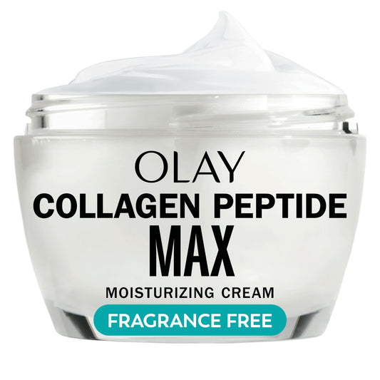 Olay Collagen Peptide Face Moisturizer, Firming Cream for Women, Fragrance-Free, Non-Greasy - Hydrating, Anti-Aging, Anti-Wrinkle, Smoothing of Fine