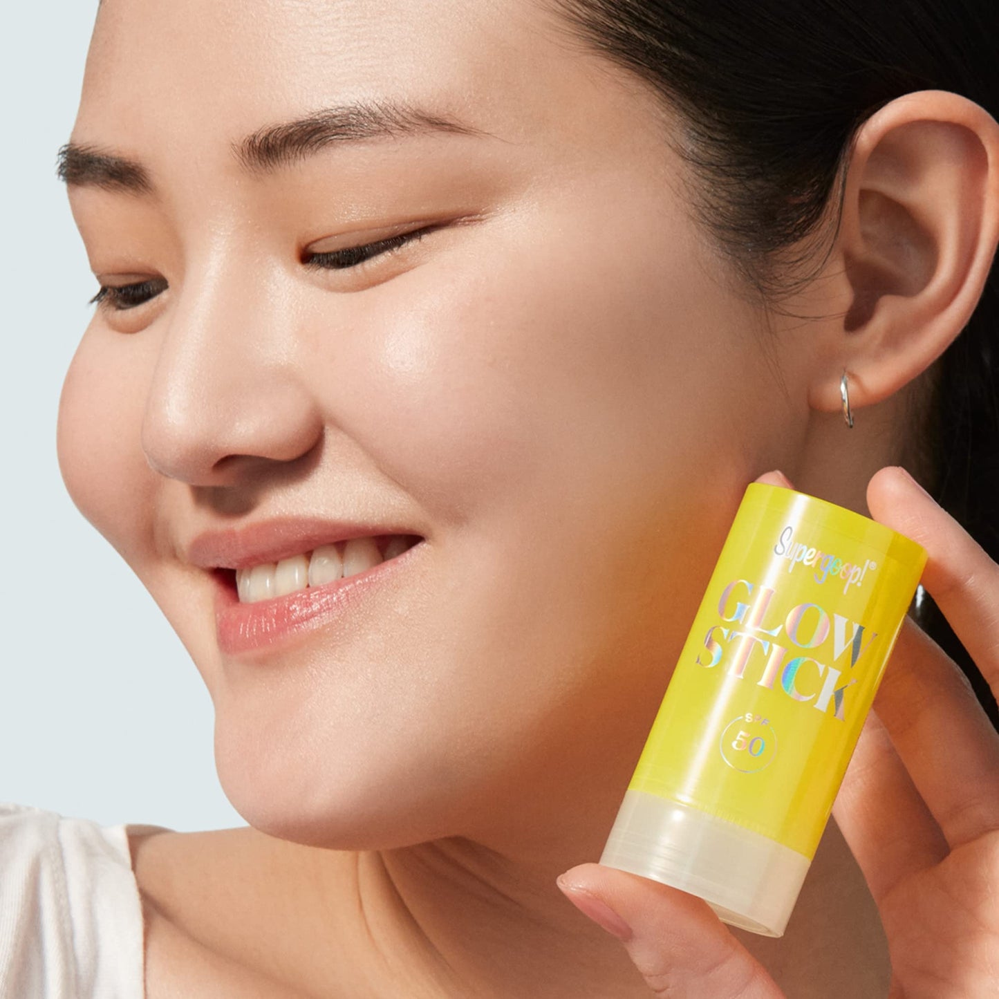 Supergoop! Glow Stick, .7 oz - SPF 50 PA++++ Dry Oil Sunscreen Stick for Face & Body - Brightens & Hydrates for a Healthy Glow - Mess-Free
