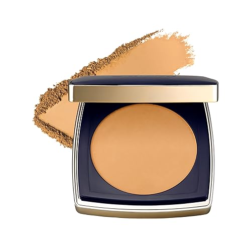 Estée Lauder Double Wear 12-Hour Stay-in-Place Matte Powder Foundation | Controls Oil & Shine, 0.39 Ounce, 5W1 Bronze
