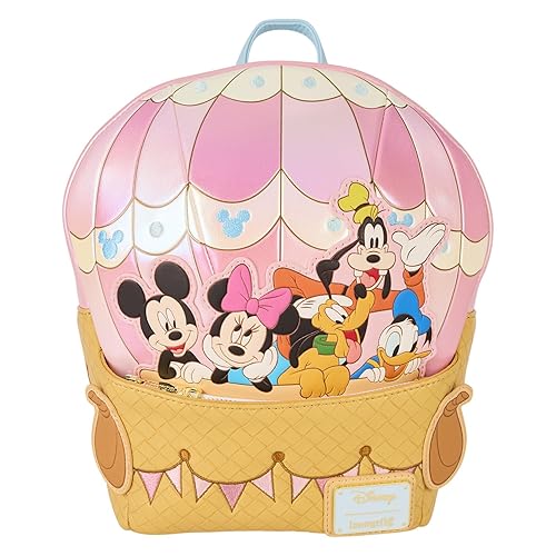 Loungefly Disney Mickey & Friends Figural Hot Air Balloon Mini Backpack