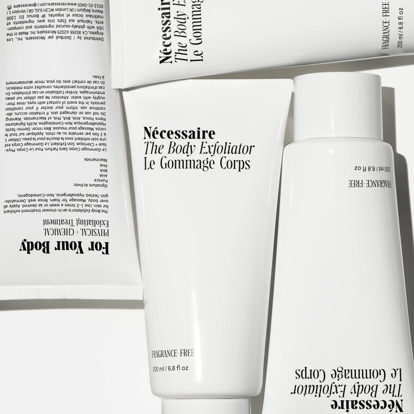 Nécessaire The Body Exfoliator. AHA/BHA/PHA. Resurface Skin. Smooth KP and Rough Patches. Hypoallergenic. Dermatologist-Tested. 180 ml / 6.1 fl oz Beauty and Personal Care Nécessaire