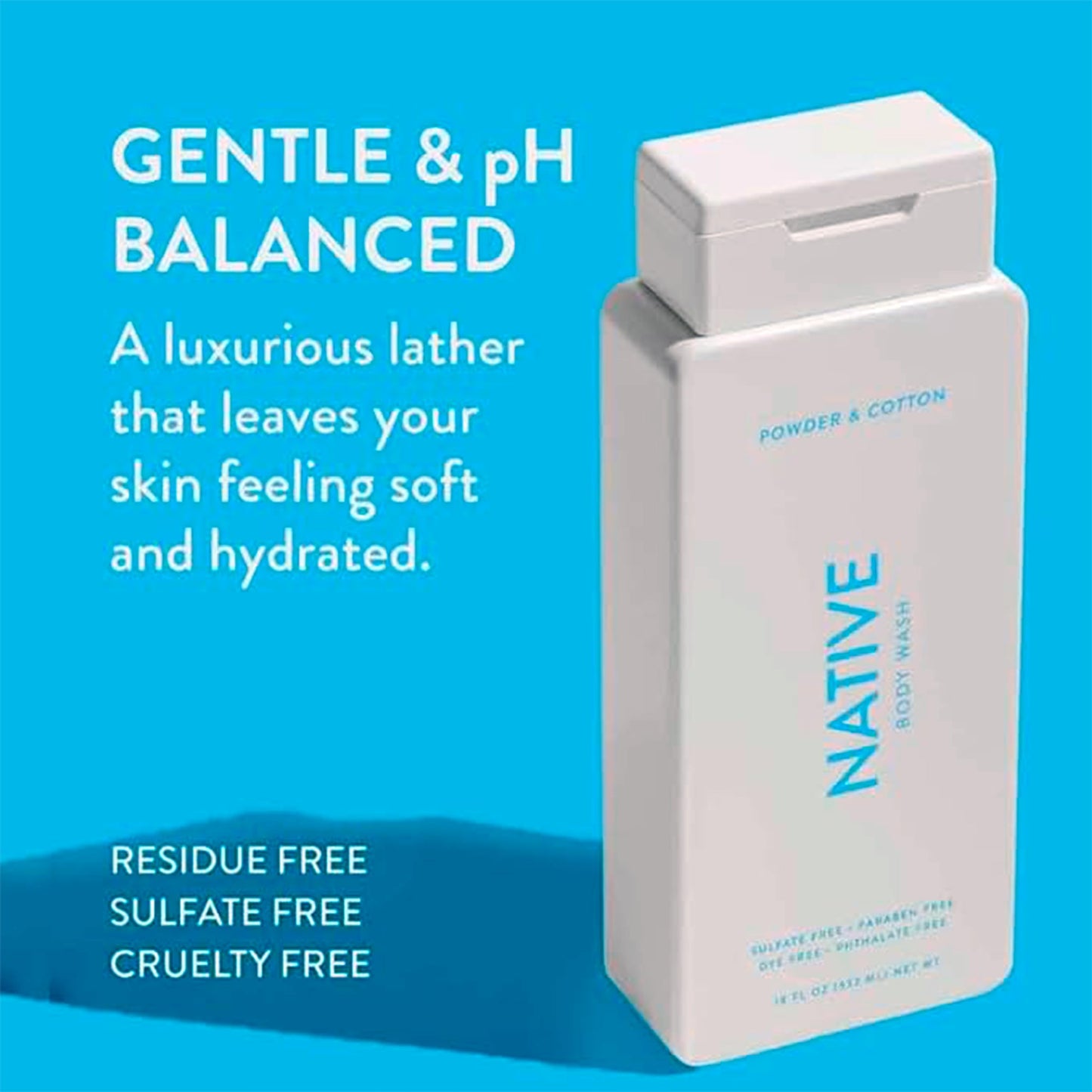 Native Body Wash for Men & Women, Seasonal | Sulfate, Paraben, and Dye Free, with Naturally Derived Clean Ingredients Leaving Skin Soft and Hydrating