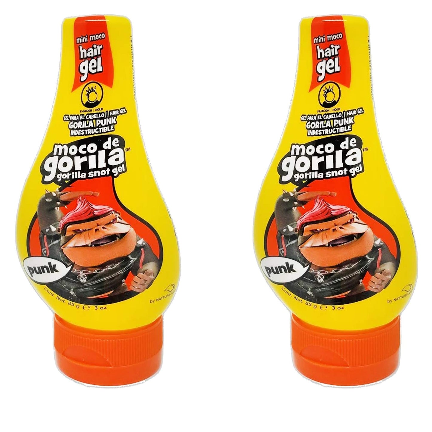 Moco de Gorila, Gorilla Snot Gel, Travel Size 2.82oz (New Look), Pack of 2