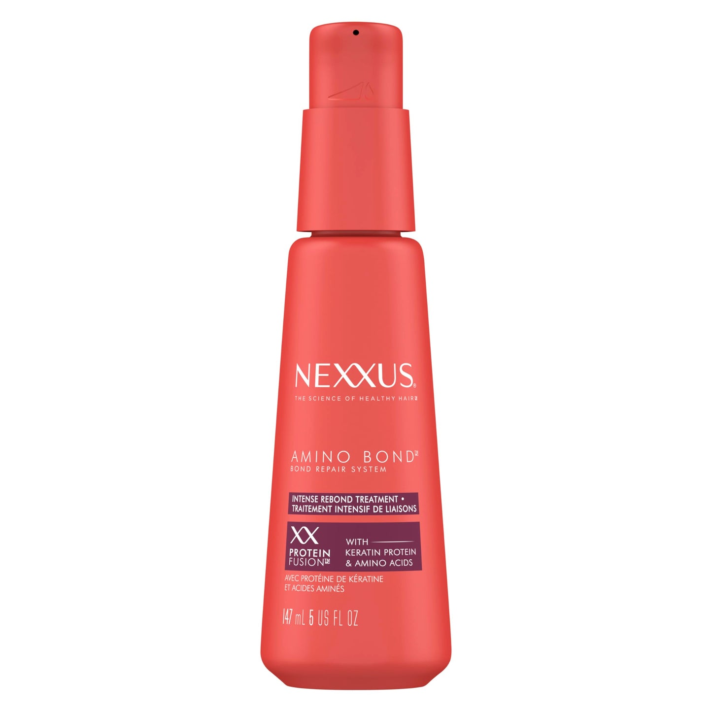 Nexxus Intense Bonding Treatment Amino Bond for Stronger, More Damage-Resistant Hair, with Amino Acids & Keratin Protein, 5 oz