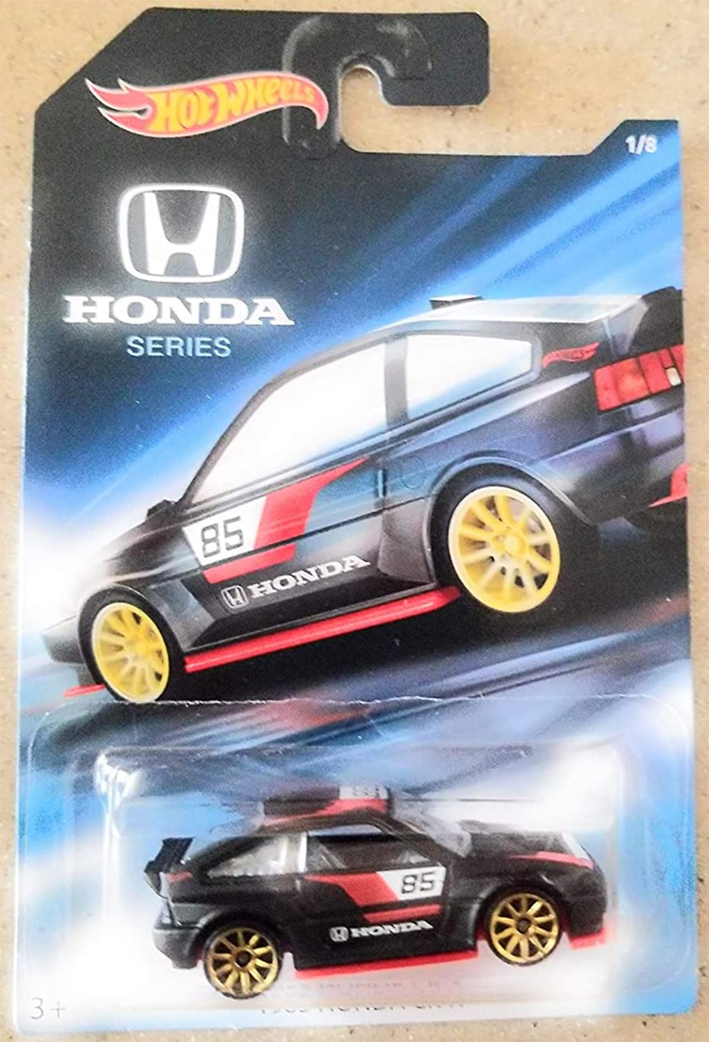 Hot Wheels Series, Black 1985 CR-X 1/8