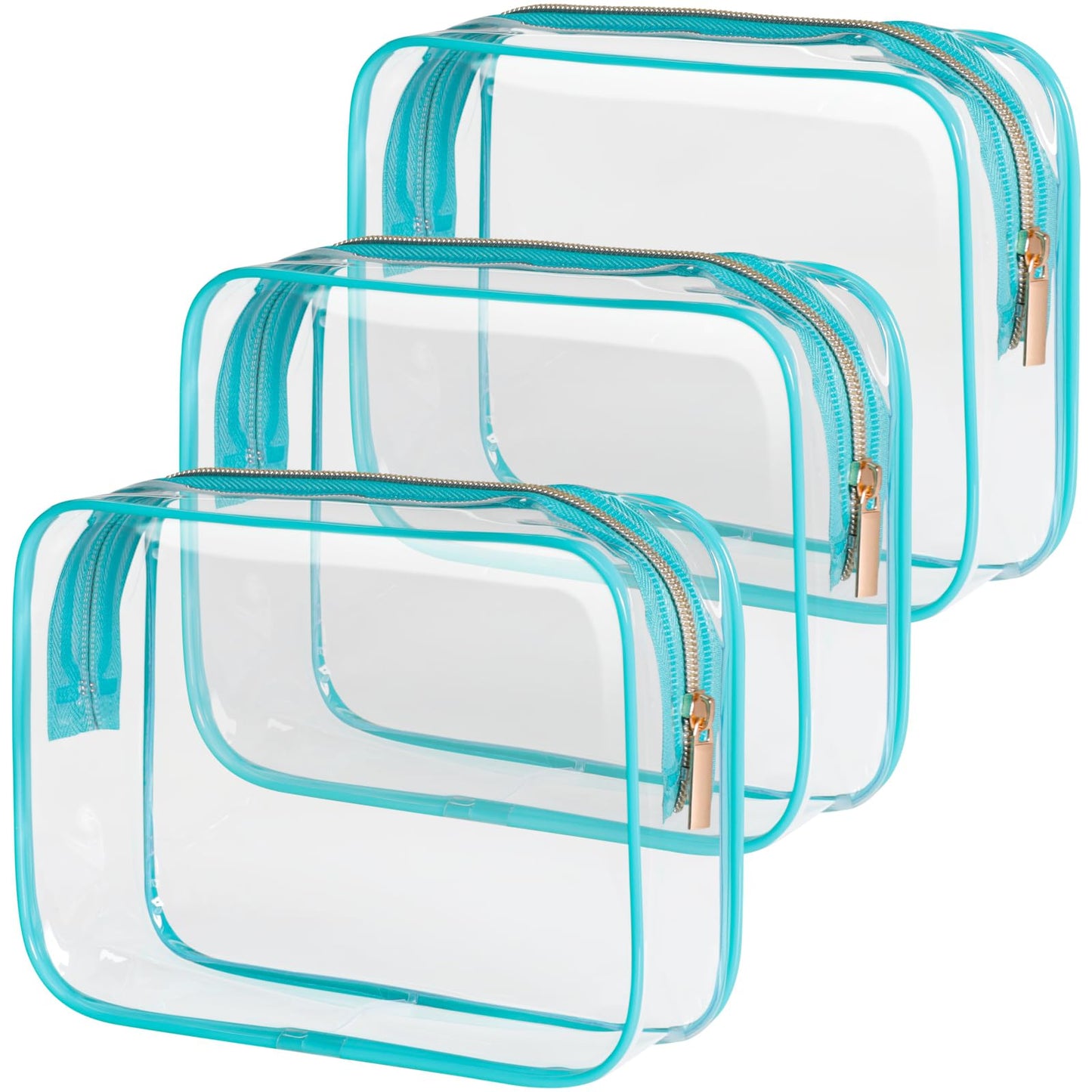 PACKISM Clear Makeup Bag for Travel - TSA Approved Toiletry Bag, Green Beauty and Personal Care PACKISM Default Title