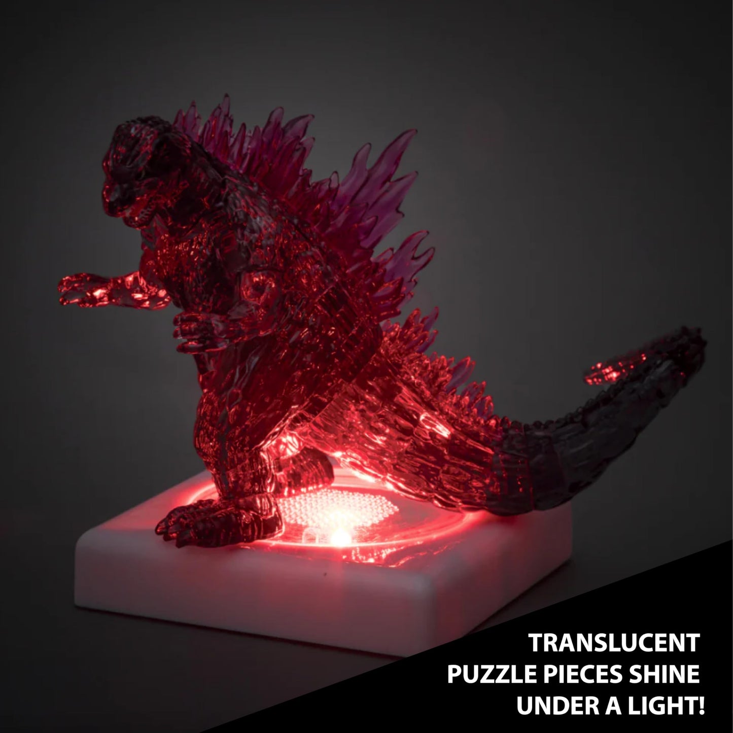 Bepuzzled, Godzilla Ultra Deluxe 3D Crystal Puzzle, for Godzilla Lovers, Collectors and Puzzlers Ages 12 and Up