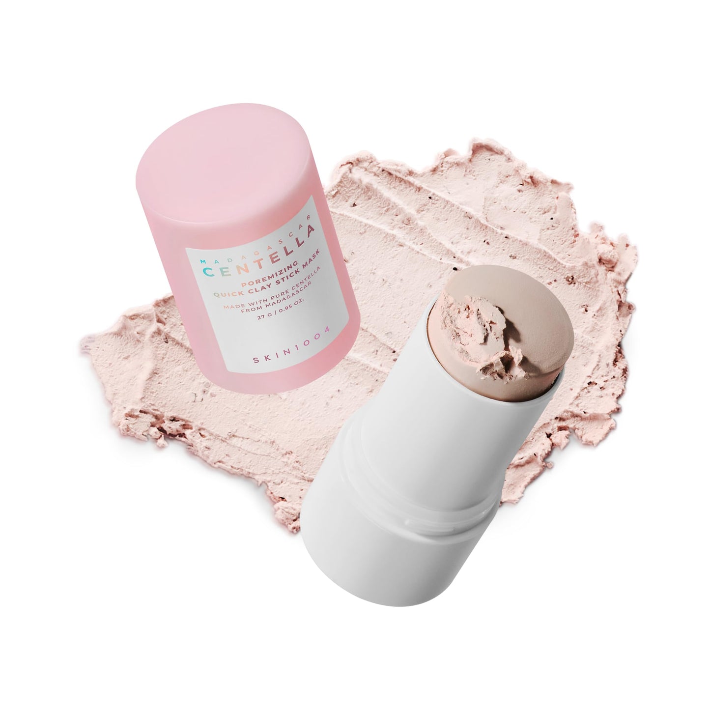 SKIN1004 [Hudson's Pick] Poremizing Quick Clay Stick Mask, Facial Clay Mask for Pores, Centella Clay Stick for Pore Minimizing, Pink Pore Mud Mask Beauty and Personal Care SKIN1004
