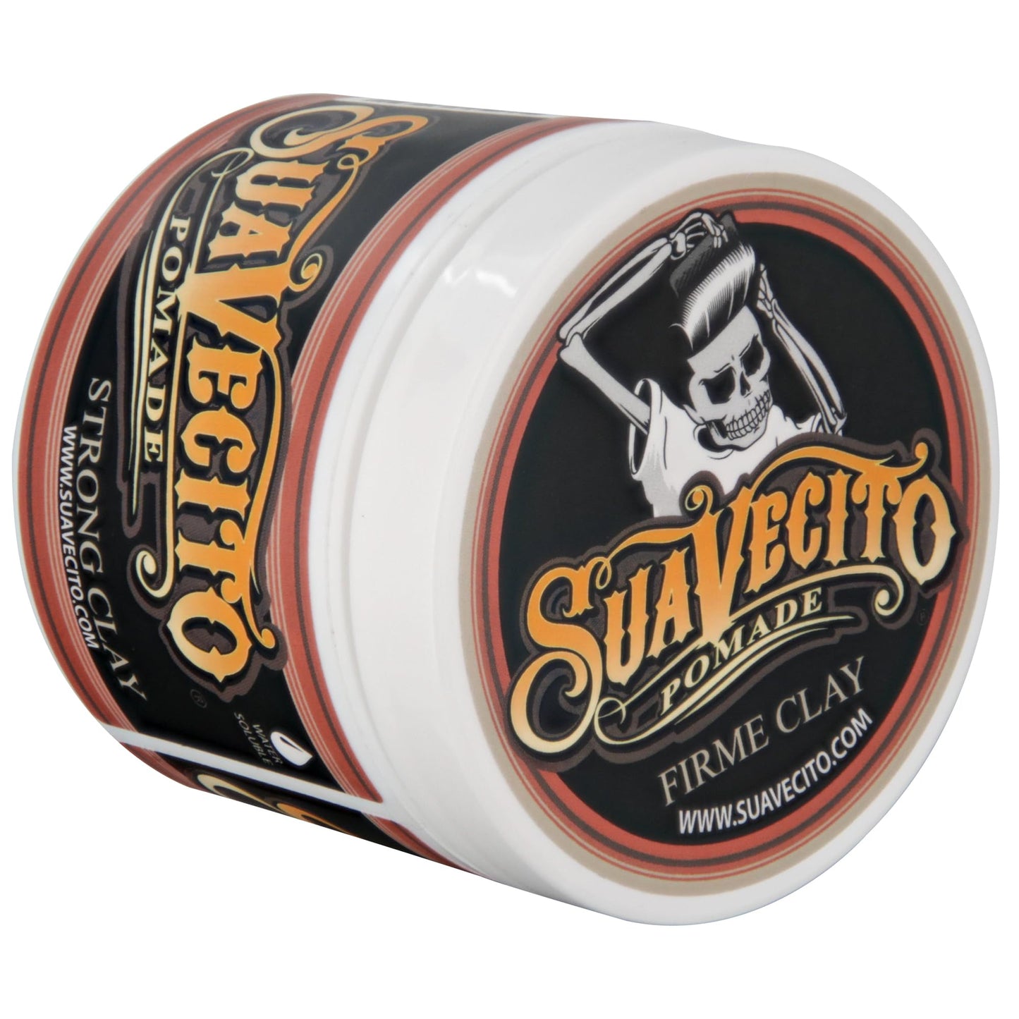 Suavecito Pomade Firme Clay 5 oz, 1 Pack - Strong Hold - Low Shine Matte Clay Pomade For Natural Texture Hairstyles For Men