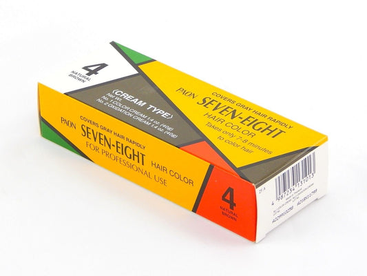 PAON SEVEN-EIGHT CREAM TYPE HAIR COLOR NATURAL BROWN #4 by Beauty Headquarters