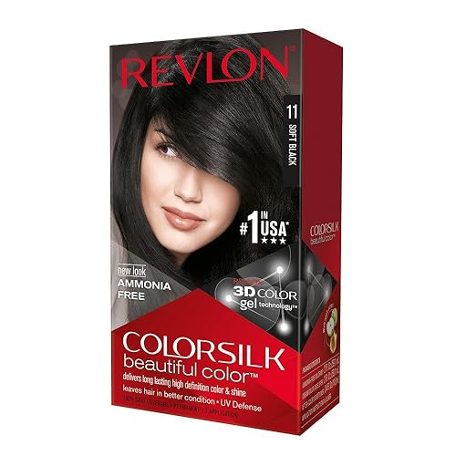 Revlon ColorSilk Beautiful Color, Soft Black [11] 1 ea (Pack of 5)