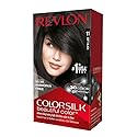 Revlon ColorSilk Beautiful Color, Soft Black [11] 1 ea (Pack of 5)