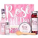 BFF LOVE 6 Pcs Rose Spa Set for Women, Spa Gifts for Women, Gift Set for Her, Spa Kit for Birthday, Mother's Day, Valentine's Day Gifts