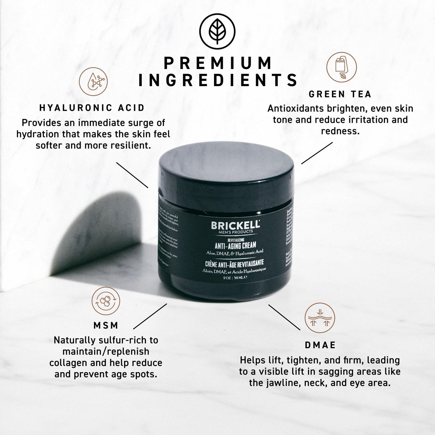 Brickell Men's Revitalizing Anti-Aging Cream For Men, Anti Wrinkle Night Face Cream To Reduce Fine Lines and Wrinkles, With Vitamin E, Jojoba Oil, Beauty and Personal Care Brickell Men's Products